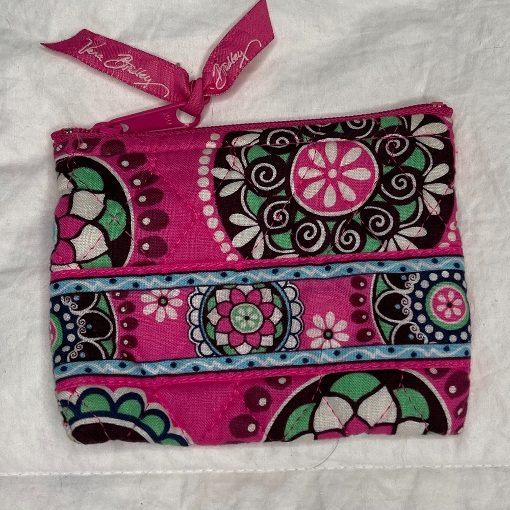 VERA BRADLEY Tropical Sunrise Coin/Card Purse